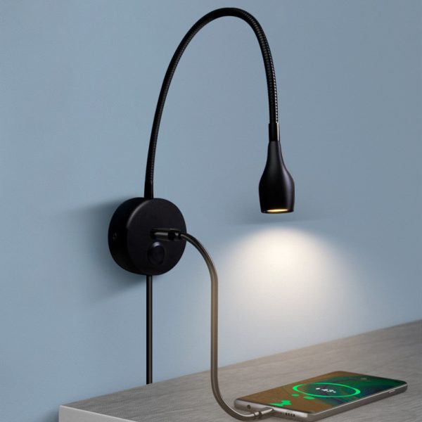 Led Wall Lamp Bedside Reading Hose Touch - Image 4