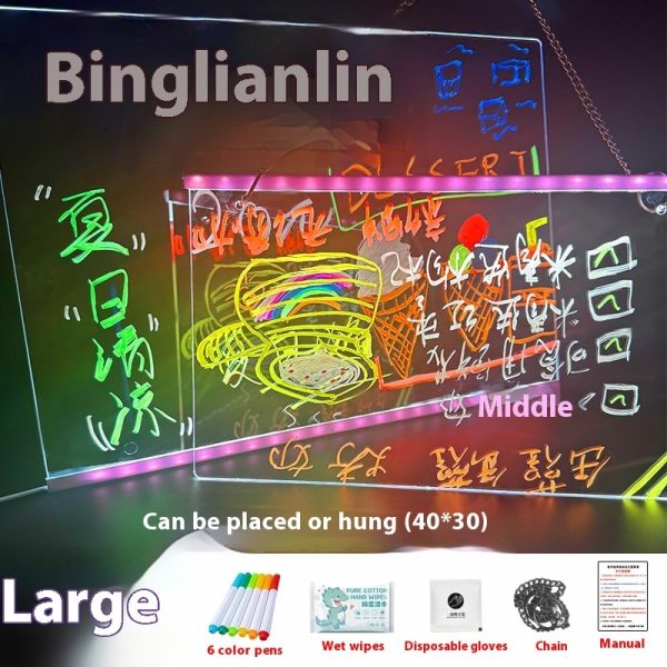 Erasable Small Blackboard Advertising Luminous Led - Image 7