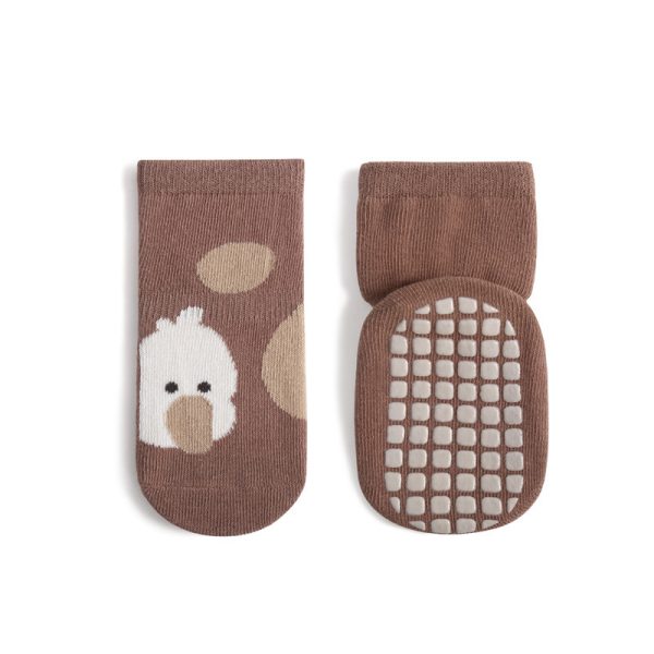 Children's Mid-calf Cute Cartoon Non-slip Dotted Rubber Floor Socks - Image 6