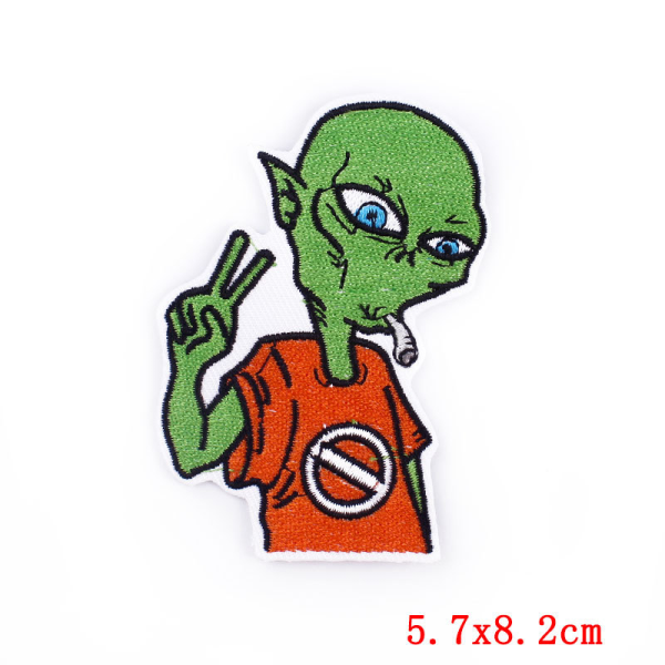 Alien Embroidery Cloth Patch Computer Clothing