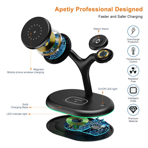 Multifunctional Three-in-one Magnetic Wireless Charger - Image 2