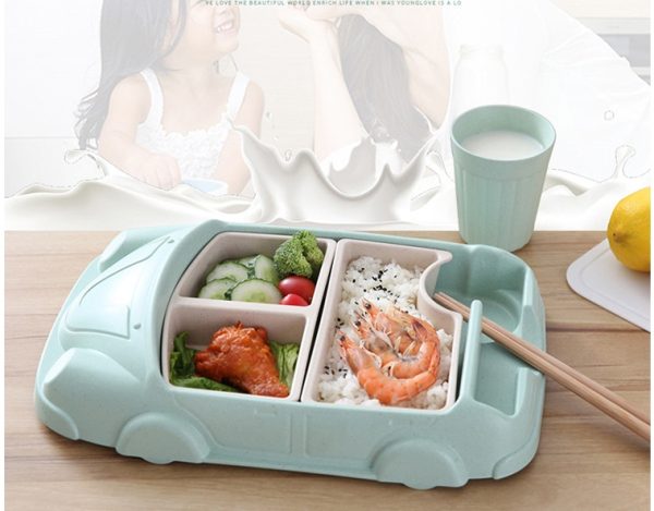 Creative bamboo fiber children tableware - Image 3