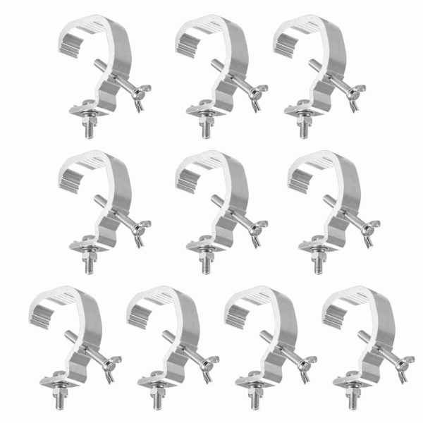 10pcs Stage Lights Clamp 44lb Load Capacity Aluminum Stage Light Clamp Hook for Stage Party - Image 2