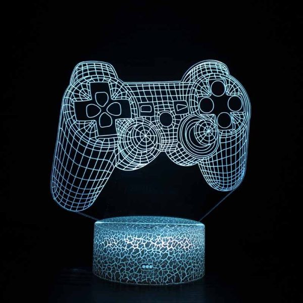 USB Atmosphere Light Bedroom Touch Table Lamp PS4 Light - Image 2