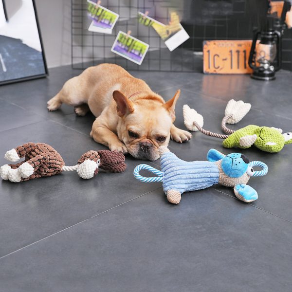 Pet Vocal Toy Plush, Accompany With Bite-resistant And Anti-boring Products