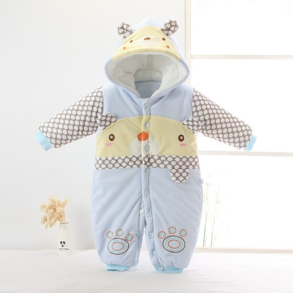 Newborn Cotton Comfortable Warm Bodysuit - Image 5