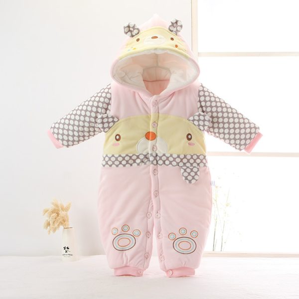 Newborn Cotton Comfortable Warm Bodysuit - Image 4