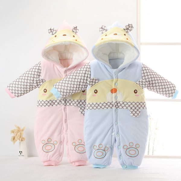 Newborn Cotton Comfortable Warm Bodysuit - Image 2