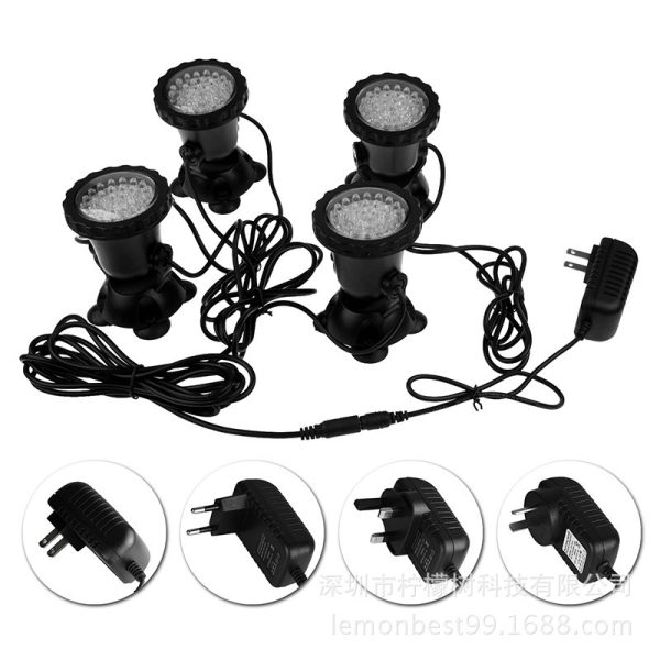 Color LED fish cylinder lamp LED dive lamp mountain lamp pool lamp diving fish tank shooting four - Image 3