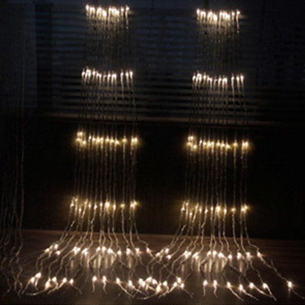 Outdoor Background Layout Of Net Lights And Water String Lights - Image 5