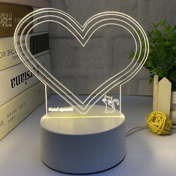 3D Night Light Desktop Luminescent Noteboard - Image 6