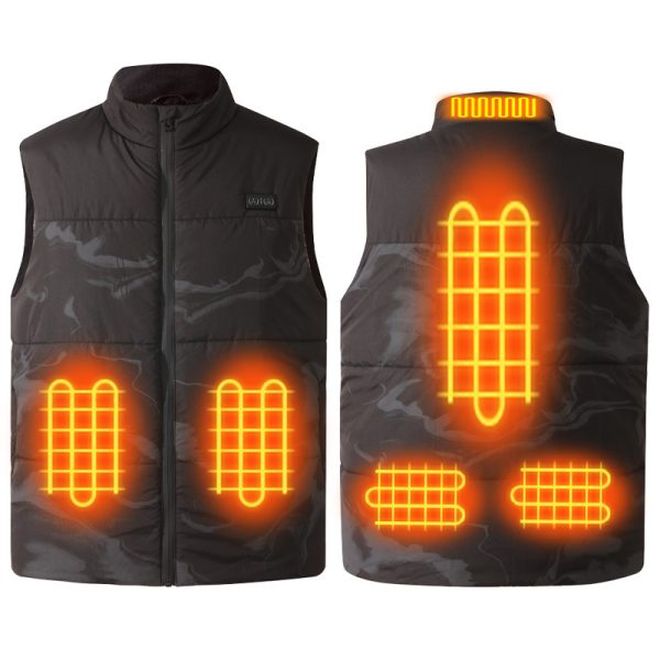 Intelligent Constant Temperature Heating Suit Charging Thermal Electric Heating Vest Graphene Heating - Image 2