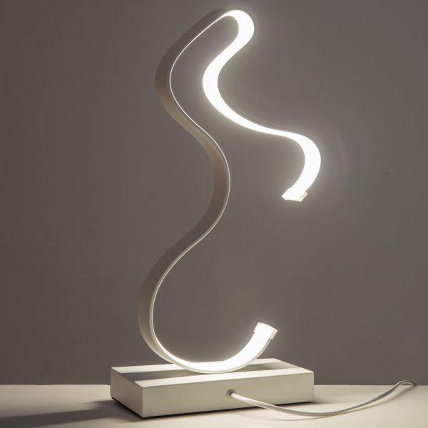 Postmodern Minimalist Shaped Table Lamp Romantic Bedroom - Image 2