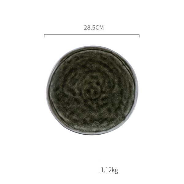 Round Ceramics For Household Creative Western Food Plate - Image 6