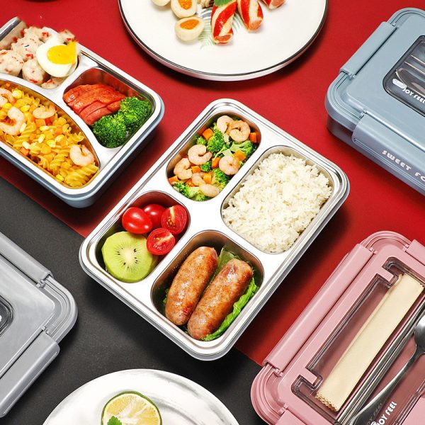 304 stainless steel double-layer insulated lunch box