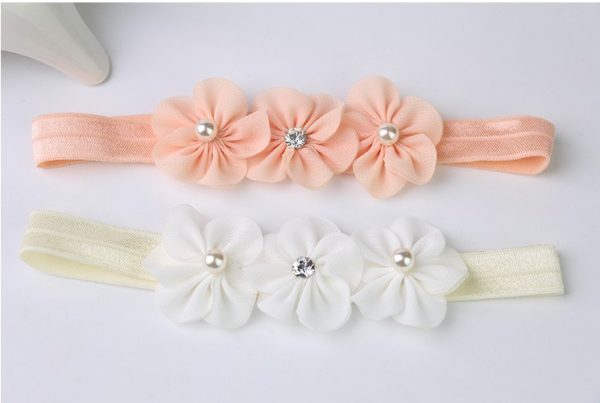 Three little plum blossom baby headband - Image 2