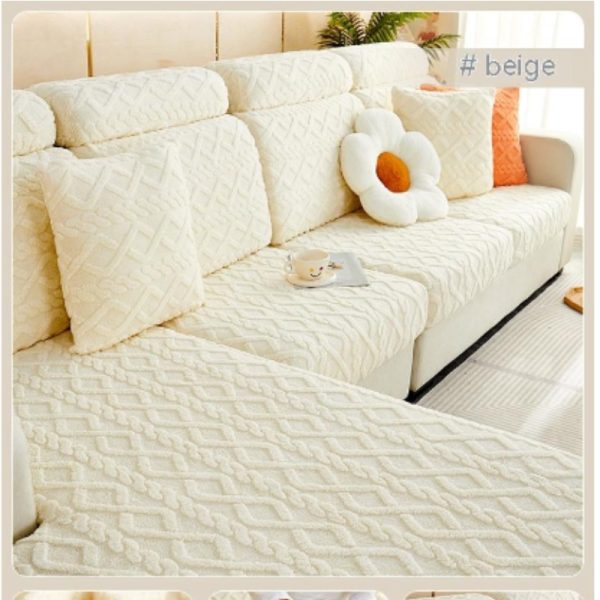 Stretch Slipcover And Fleece Slipcover Cover - Image 3