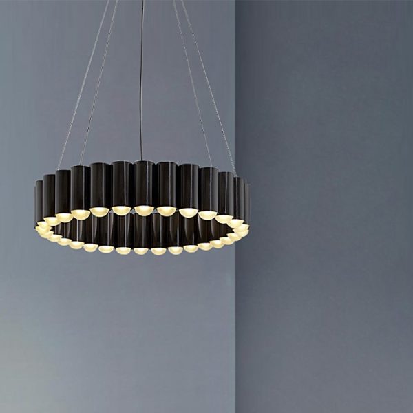 Nordic Chandelier Simple Modern Living Room Lamp Duplex Villa Bedroom Study - Image 2