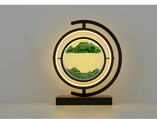 Hourglass Quicksand Painting Desk Lamp Simple - Image 4