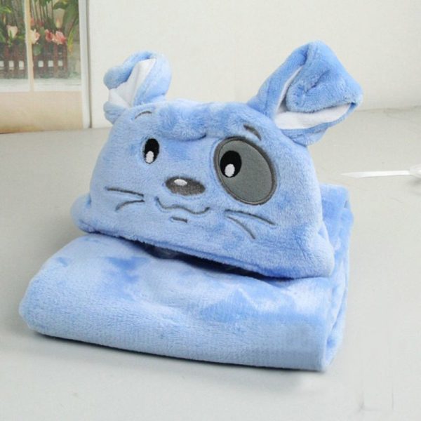 Baby Hooded Bath Towel Children's Blanket Soft And Comfortable