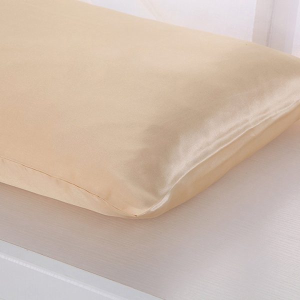 Pillowcase Satin Solid Color Simulation Silk Single Pillowcase Ice Silk Pillowcase - Image 5