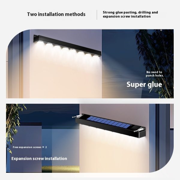 New Outdoor Solar Signboard Embedded Strip Light - Image 2