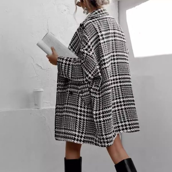 Autumn And Winter New Thickened Woolen Coat - Image 3