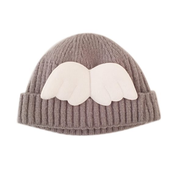 Angel wings children's woolen hat - Image 3