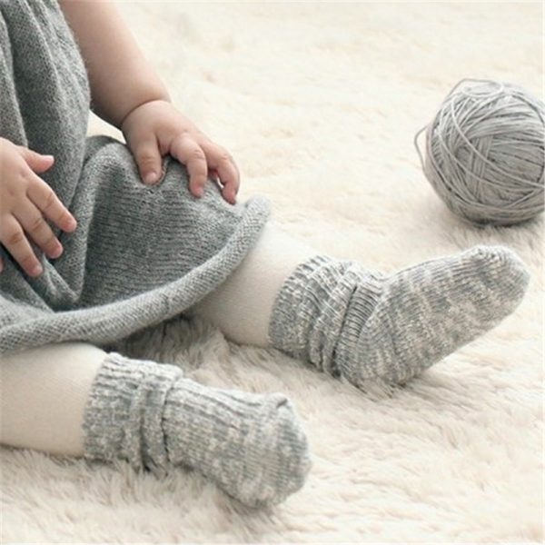 Children's Autumn And Winter Woolen Tube Breathable Non-slip Socks