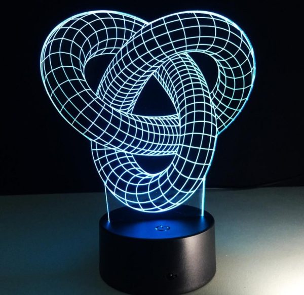 Knot 2 - 3D Optical Illusion LED Lamp Hologram - Image 5