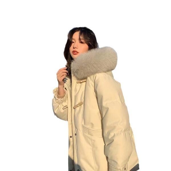 Fashion Women's Loose Cotton Jacket Coat - Image 5