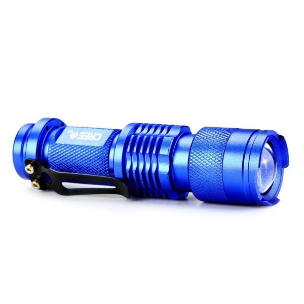 5 Colors Mini LED Flashlight Q5 2000lm Waterproof LED Laterna 1 Modes Zoomable PortableTorch Penlight AA 14500 - Image 4