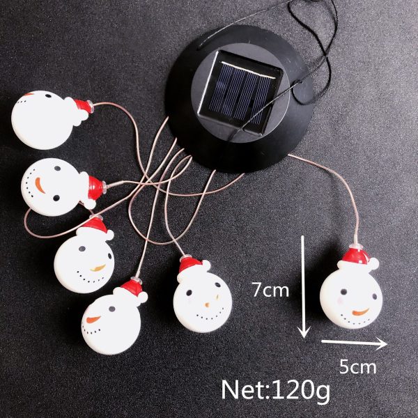 Solar Wind Chimes Light Rice Pellet Ball Hummingbird Color Changing Light String LED - Image 6