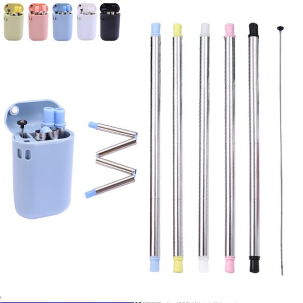 Stainless steel 304 folding straw