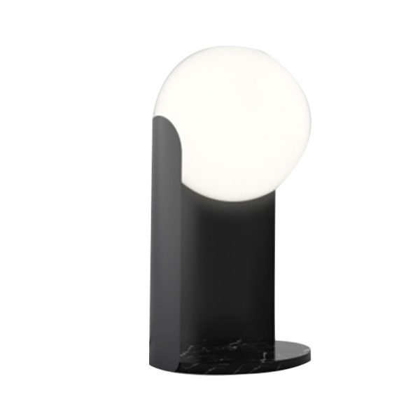 Marble Table Lamp Glass Ball Bedroom Bedside - Image 3