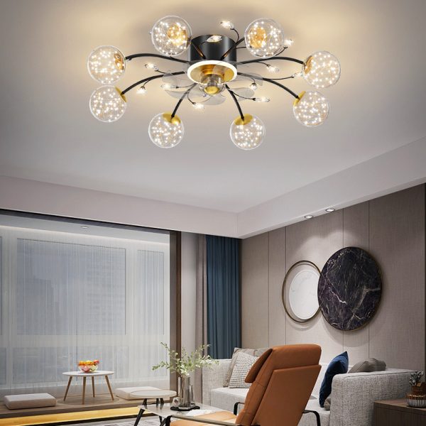 New Nordic Star Fan Lamp Is Light Luxurious And Modern - Image 2