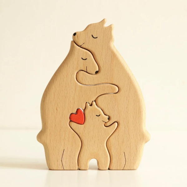 Home Fashion DIY Wooden Puzzle Ornament - Image 3