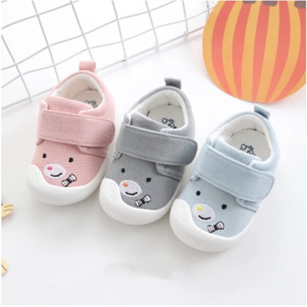 Baby Toddler Shoes Small Cloth Shoes Cute Cartoon Embroidery - Image 2