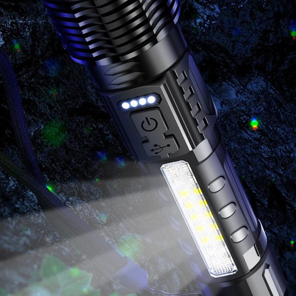 White Laser Waterproof Strong Light Flashlight - Image 4