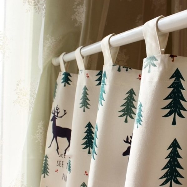 Kitchen fabric short curtains - Image 5