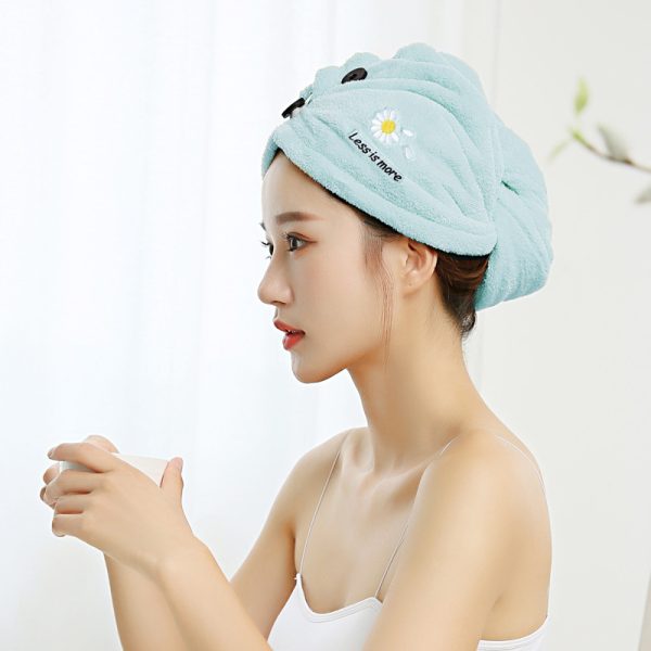 Hair Strong Water Absorption Does Not Hurt Hair Shampoo Bag Headscarf - Image 4