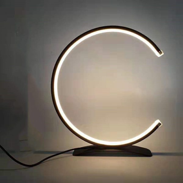 Letter LED Table Lamp Eye Protection Three-tone Light Smart Table Lamp Night Light - Image 2