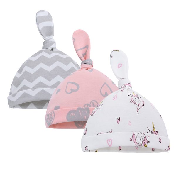 Thin Cotton Printed Baby Hat - Image 10