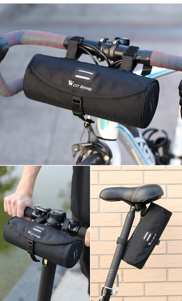 Multifunctional Bike Bag Scooter Electric Folding Bicycle Handlebar Bag Rainproof Frame Saddle Cycling Accessories - Image 5