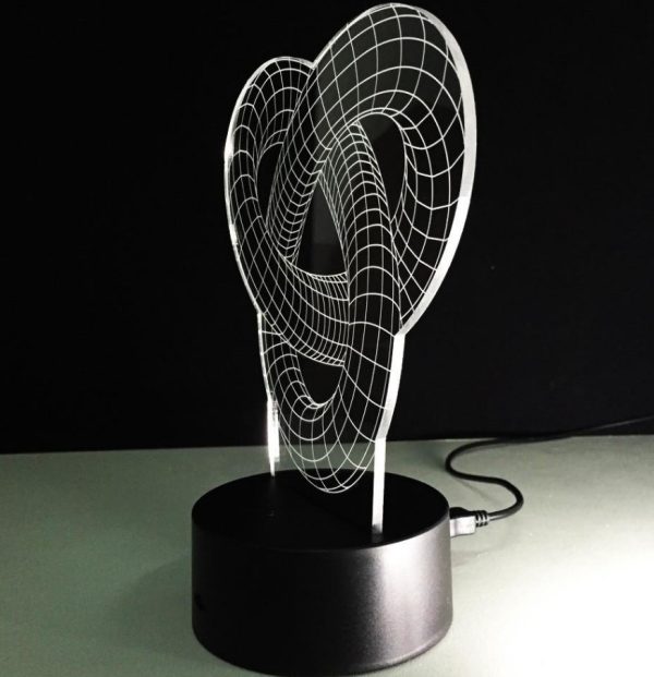 Knot 2 - 3D Optical Illusion LED Lamp Hologram - Image 8