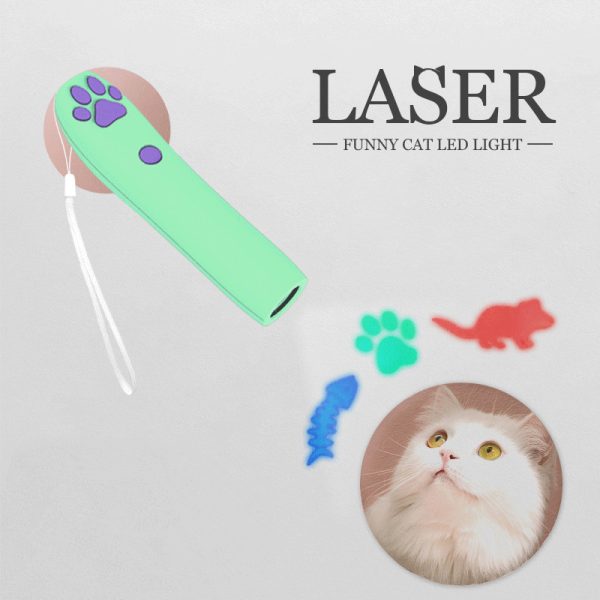 Funny Remote Control LED Laser Cat Stick Pet Toy - Image 4