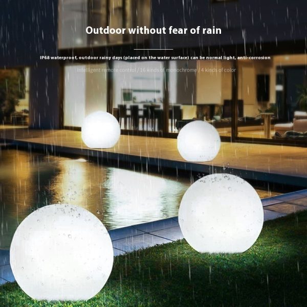 Villa Courtyard Landscape Lamp Outdoor Waterproof Spherical - Image 4