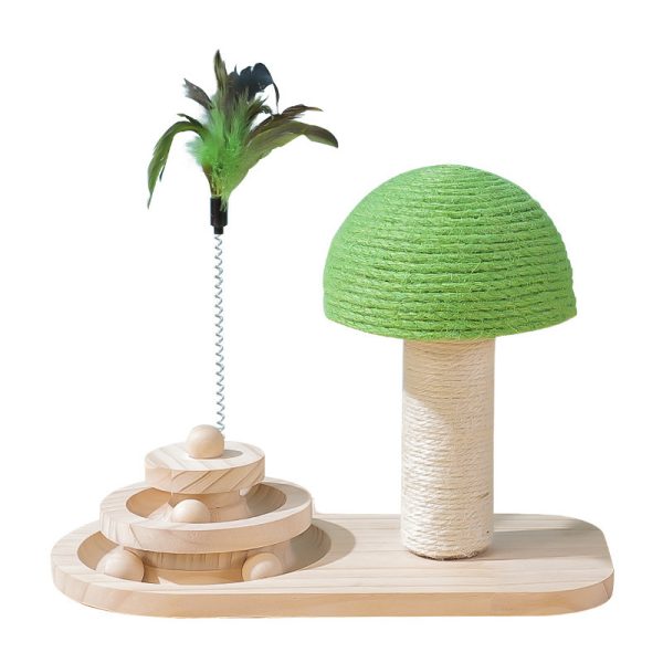 Pet Cat Tree Toys Cat Scratch Post Pet Furniture Scratching Post Cats Claw Scratcher Double Sisal Balls Cat Accessories - Image 3