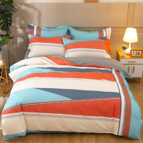 Cotton Winter Linen Quilt Cover Bedding Set - Image 4