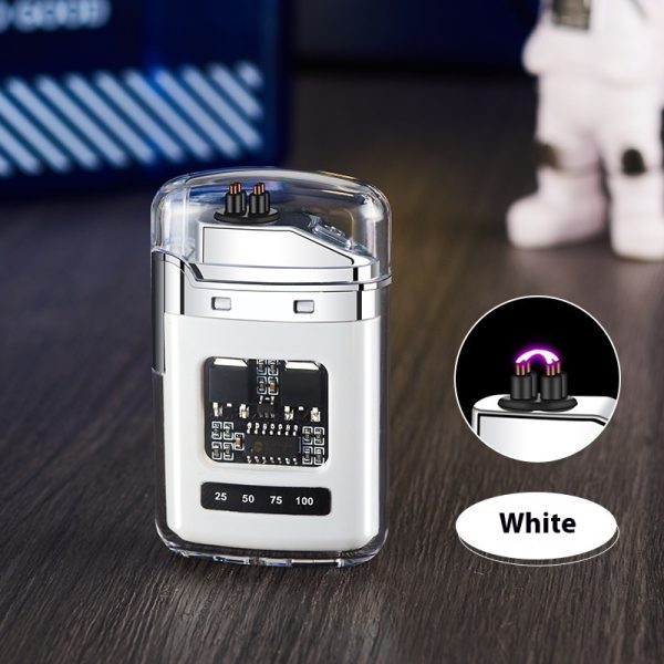 Creative Transparent Case Electronic Pulse Lighter - Image 2